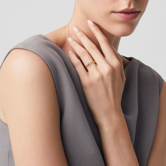 ANELLO LOOP GLICINE PICCOLO - GIOVANNI RASPINI