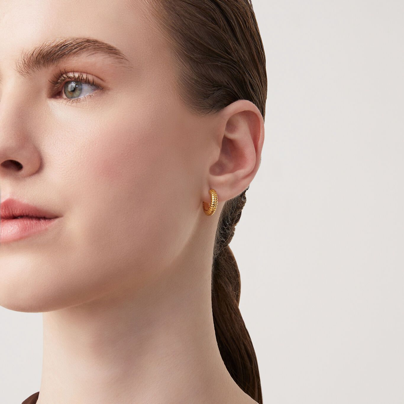 ORECCHINI HUGGHIE RIGATI - GIOVANNI RASPINI