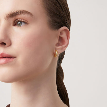 ORECCHINI HUGGHIE RIGATI - GIOVANNI RASPINI