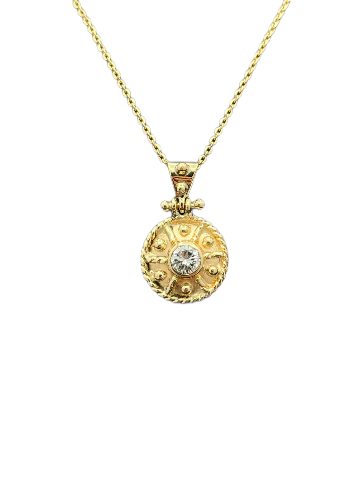 Ciondolo granulato diamante