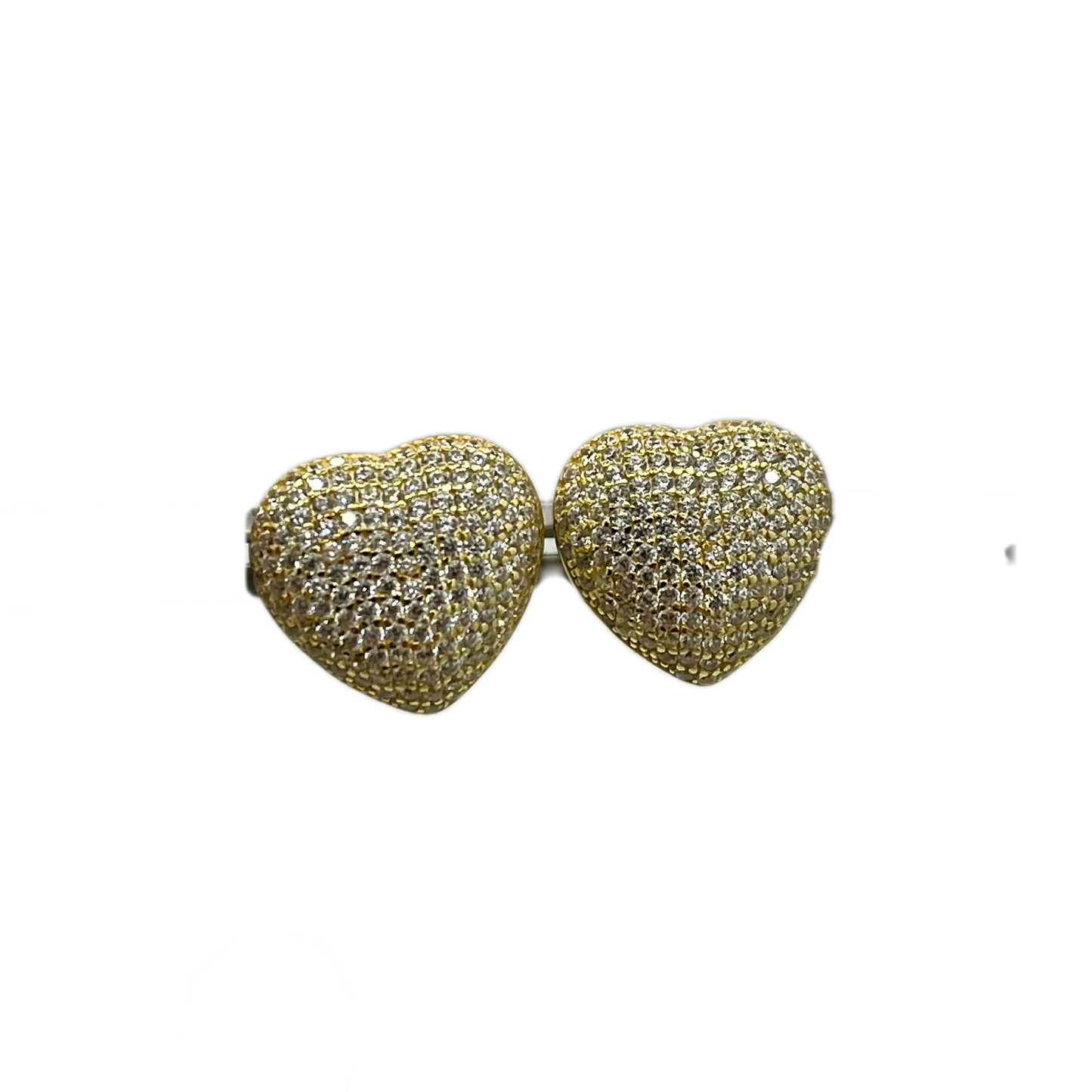 Orecchini a cuore con zirconia cubica