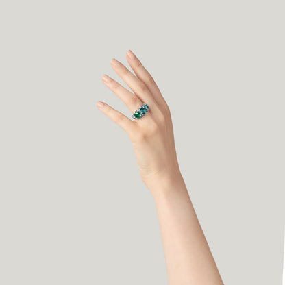 ANELLO TRILOGY BLUE IVY - GIOVANNI RASPINI
