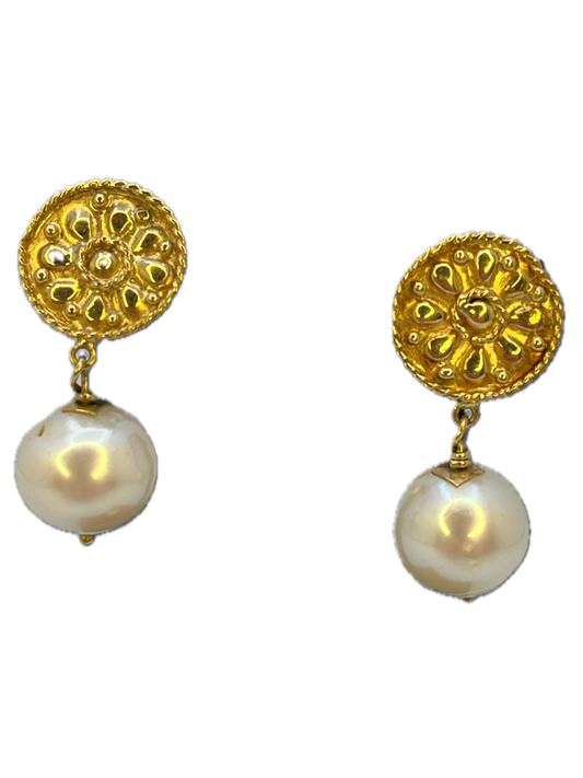 Orecchini Granulati Perle