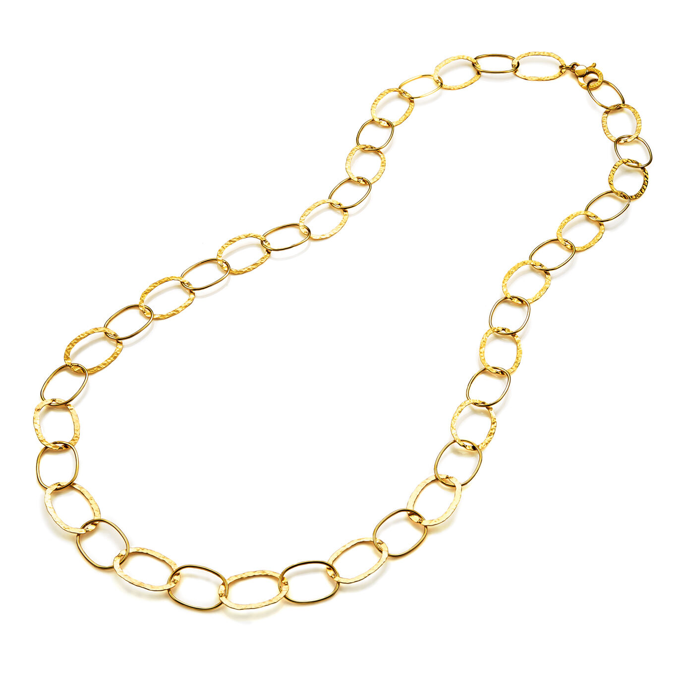 COLLANA MAGLIA OVALE ALTERNATA - GIOVANNI RASPINI