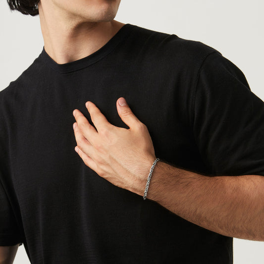 BRACCIALE BIZANTINA QUADRA PICCOLA - GIOVANNI RASPINI